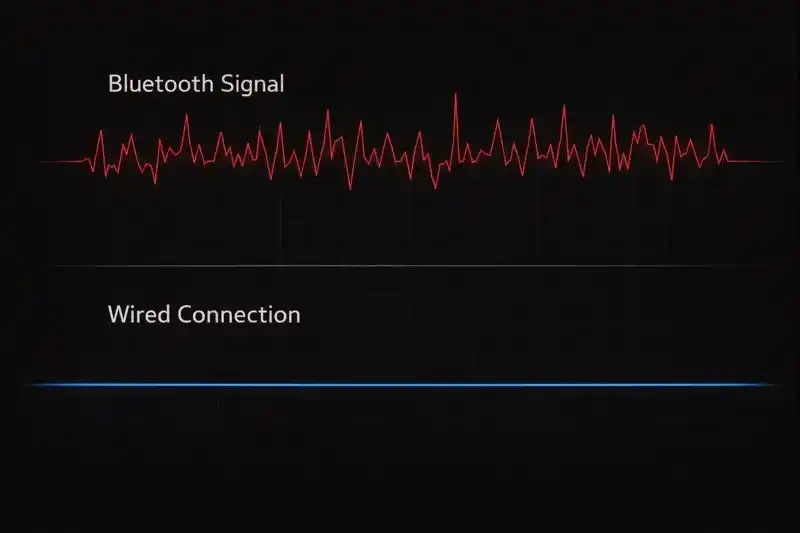 Bluetooth vs Wired Graph