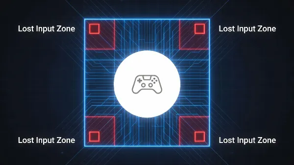 Diagram showing Rocket League cross deadzone vs square deadzone input difference